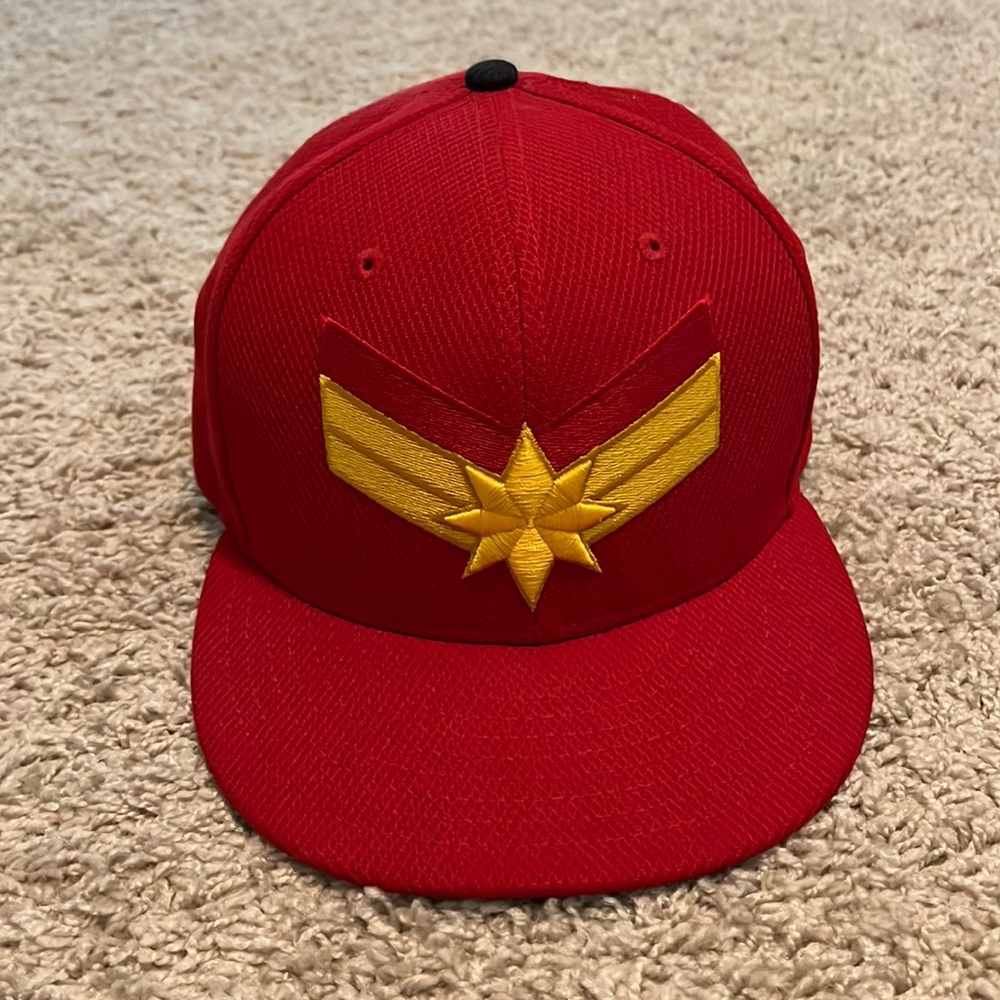 New Era Captain Marvel Hat - Picture 1 of 6